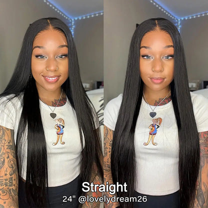 ✨ Wear & Go Glueless Straight Lace Wig – Beginner Friendly