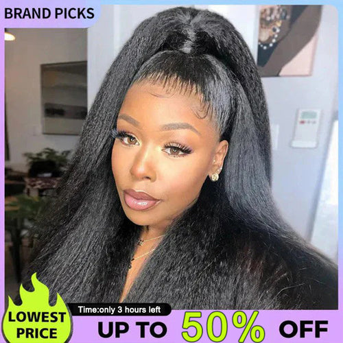 ✨Sale Happening Now: 50% OFF – Pre-Cut Lace Wig · Seamless Natural Blend