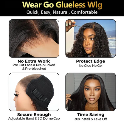 ✨Sale Happening Now: 50% OFF – Pre-Cut Lace Wig · Seamless Natural Blend