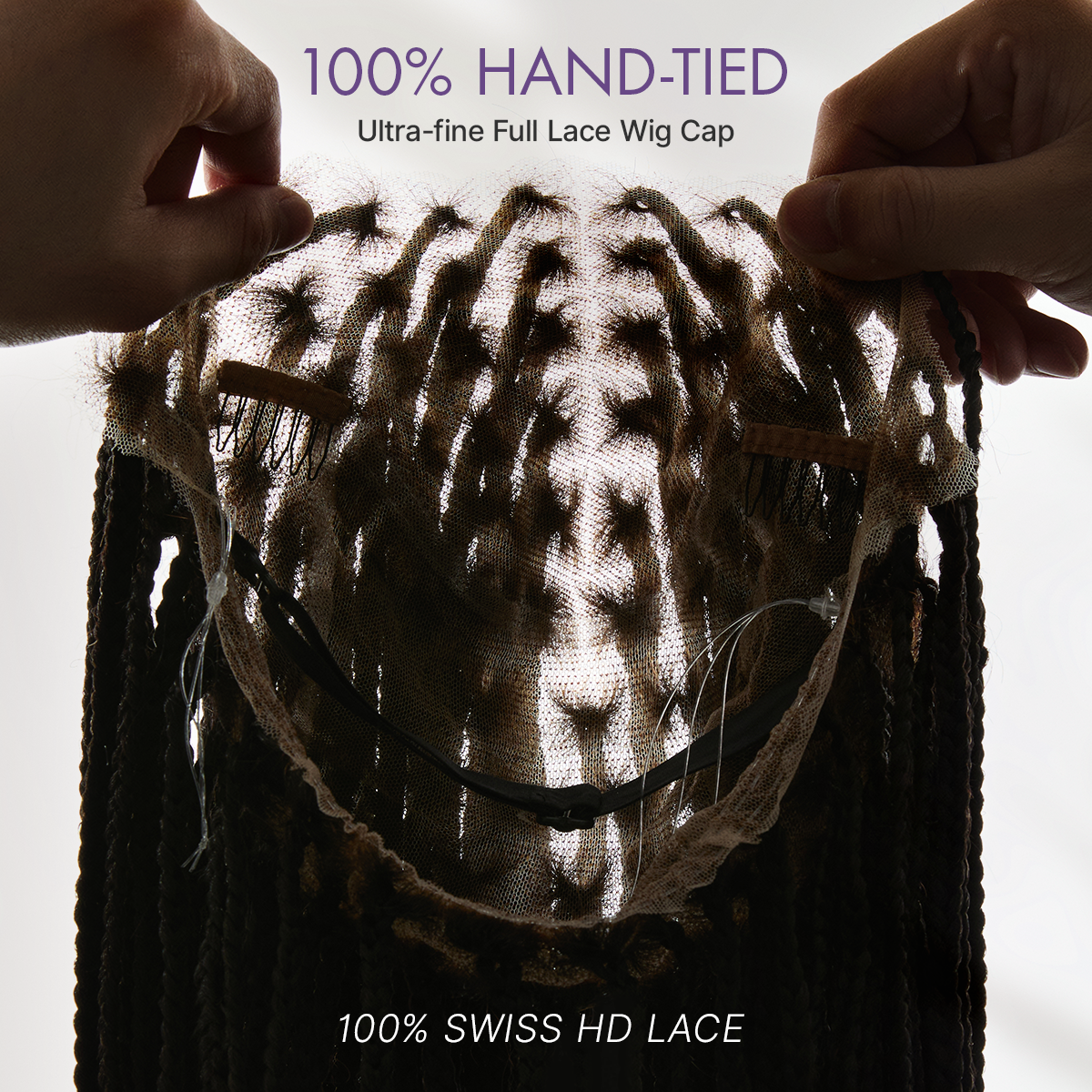 Real Scalp Knotless Braided Wig – Lightweight Fit
