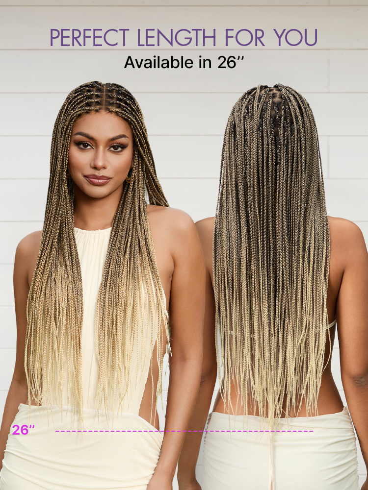 Real Scalp Knotless Braided Wig – Lightweight Fit