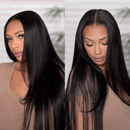 ✨ Wear & Go Glueless Straight Lace Wig – Beginner Friendly