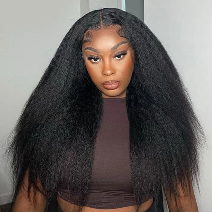 ✨ Wear & Go Glueless Straight Lace Wig – Beginner Friendly